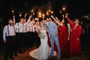 what size sparklers are best for wedding